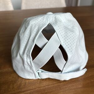 CALIA by Carrie underwood light blue running ponytail cap. Perfect for running!